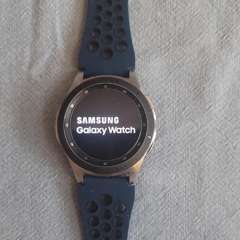 Samsung Galaxy Watch Black and Silver Smartwatch